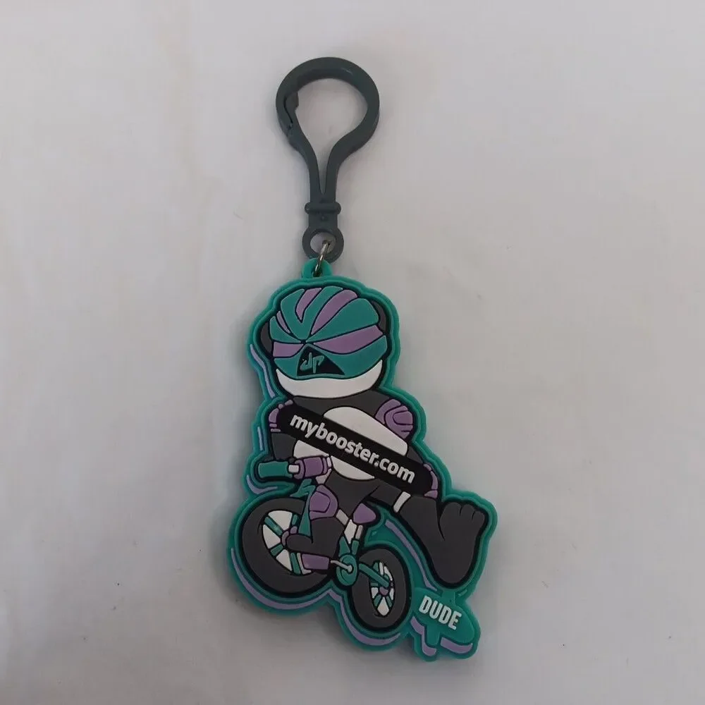 Dude Perfect Keychain Charm Lot Wheel Unfortunate Panda Golf Space Biking Logo